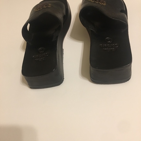 CALLEN CORDERO Leather Platform Sandals Sz 5 - Picture 7 of 12